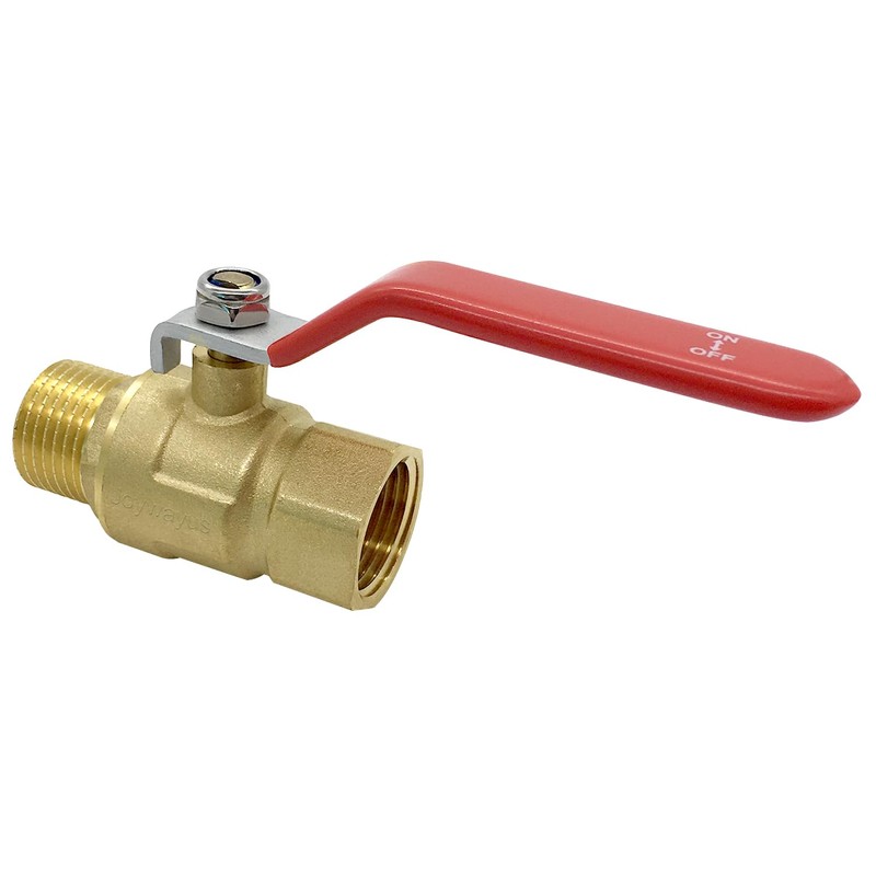 Joywayus Brass Garden Hose Shut Off Valve Full Flow, 3/4"GHT