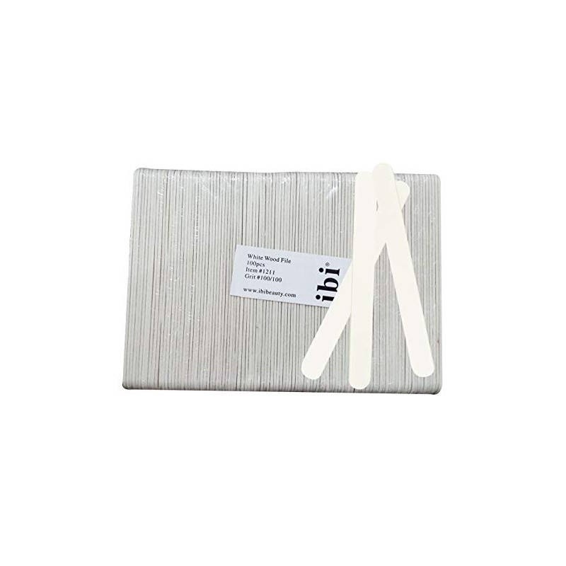 IBI Small White File | Grit 120/120 | Professional Nail