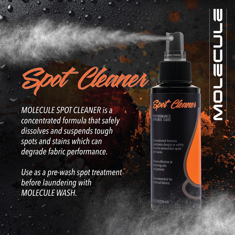 Molecule Spot Cleaner, Performance Apparel Care, Race Suits, Removes Tough
