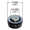10MM Button Diodes, 50 Amp, 400 Volt (PRV), Tin-Plated Contacts,