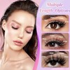 Pestañas postizas kit,Extensión Pestañas,Pestañas de clúster 222 Racimos 8-16mm Mixtas,pestañas