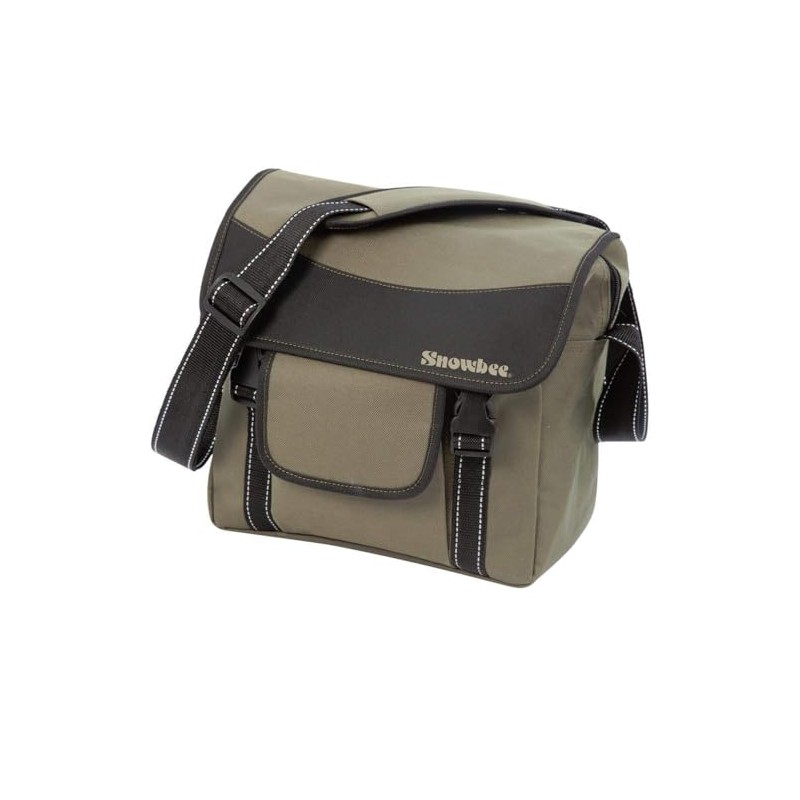 Snowbee Men's Classic Trout Fishing Bag, 2-Tone Light Olive Green/Black,