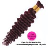 Unipearl Deep Curly Human Braiding Hair for Boho Braids 14