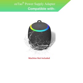 eeTao 5V USBC Charger for ZICOROOP Tr5 Portable Wireless Bluetooth Speaker 3.7V 1800mAh Rechargable DC5V USB Type C Replacement Power Supply Adapter Cable Cord