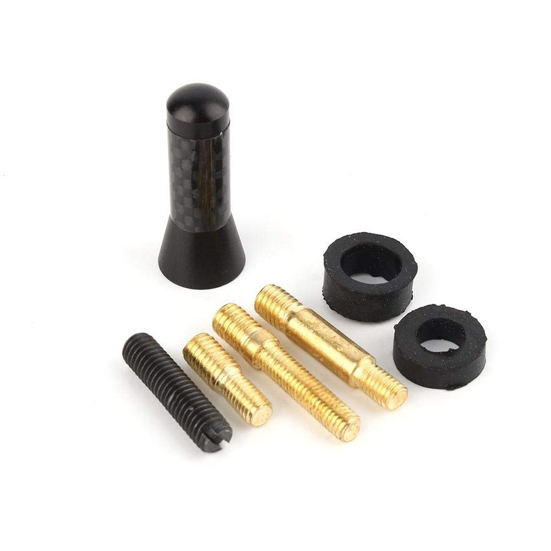 Keenso Tornillo de Antena, Mini Antena Corta para Coche Antena