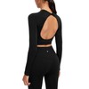SUUKSESS Women 2 Piece Open Back Seamless Workout Sets Scrunch