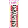 Dream World Ponytail Holder 16 MM Bead Assorted Shades of