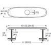 Pfister 961250S Deckplate for Pfirst Series Pull Down Faucet, Stainless