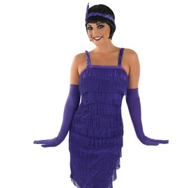 Fun Shack Purple 1920s Flapper Dress, 1920s Dresses for Women, 1920s Fancy Dress Women, 20s Style Dresses Small