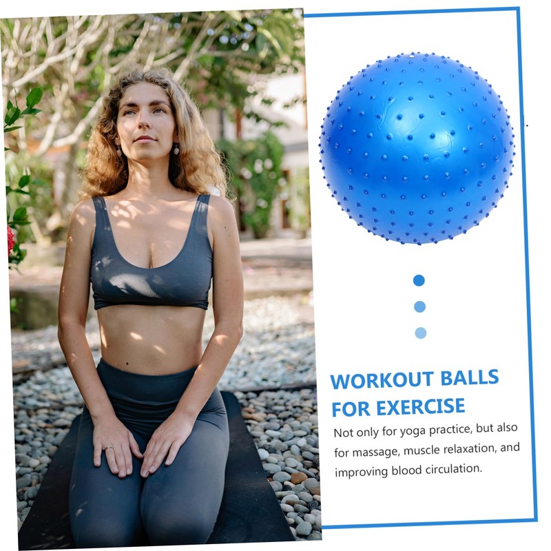 KOMBIUDA Professional Core Ball Portable Workout Ball Spiky Massage for