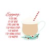 CafePress Eggnog Recipe Magnets Rectangle Magnet, 3"x2" Refrigerator Magnet