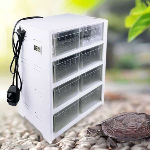 SENDERPICK 8-Grid Acrylic Pet Breeding Box Reptile Enclosure Lizard Spider