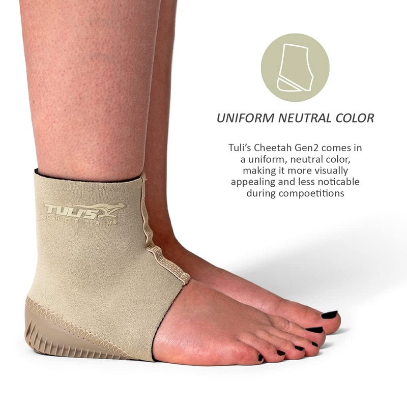 Tuli's Cheetah Gen2 Heel Cup with Compression Sleeve - Impact