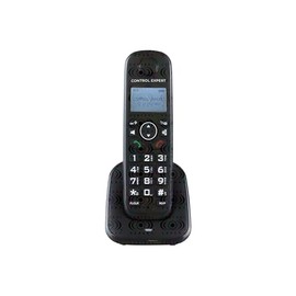 CONTROL EXPERT Teléfono Inalámbrico con Pantalla LCD – Identificador de Llamadas, 16 Idiomas, Marcación Rápida, 50 Contactos, 30 Números Entrantes, 10
