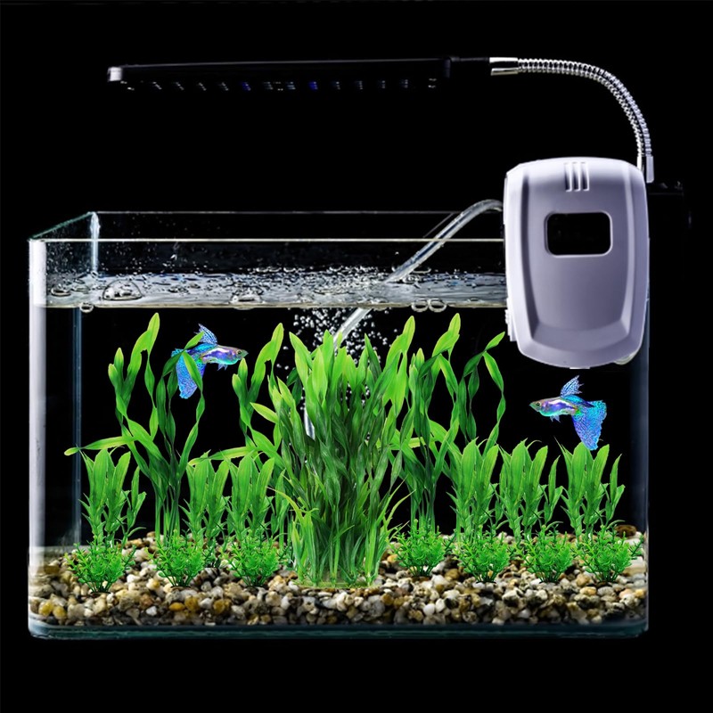 QUOZUO Piante per Acquario da Decorazione, Piante Artificiali per Acquario,