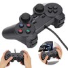 Computer Game Controller Wired USB Gamepad with Dual‑Vibration For PC