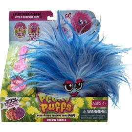 Peeka Puffs Plush Toy (Blue)