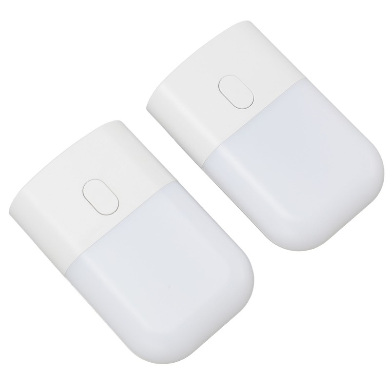 2pcs LED Night Light 3 Brightness Adjustable Soft White 2700K