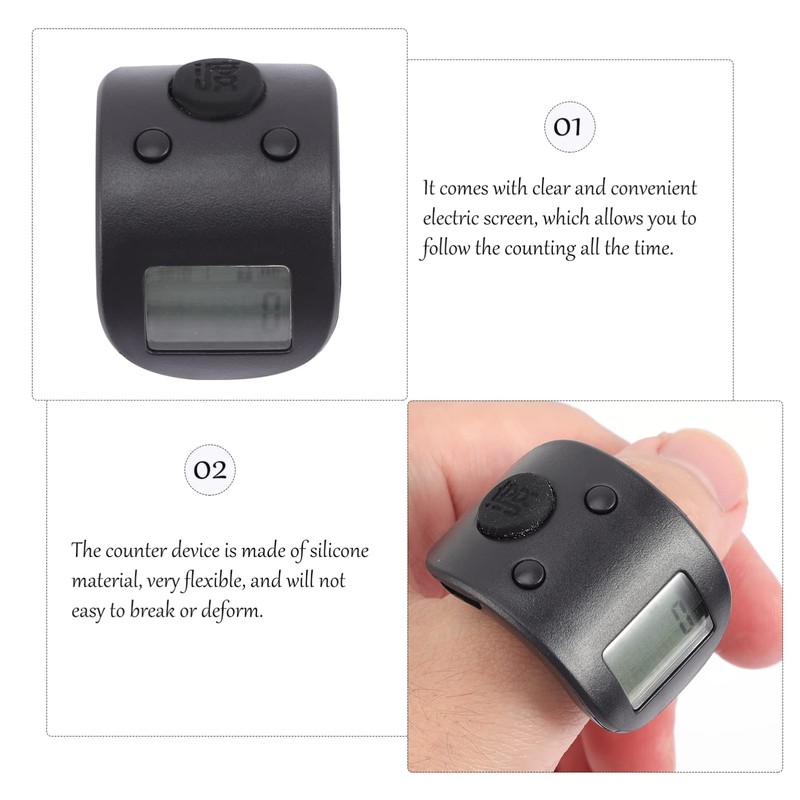Finger Counter - Digital LCD Electronic Display Finger Hand Tally
