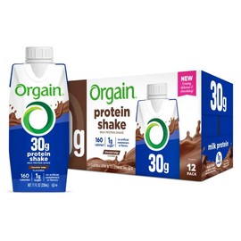 Orgain 30g Protein Shake - Milk Protein Shake - Chocolate Fudge
