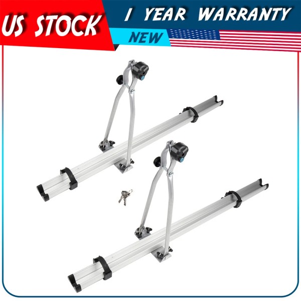 autodayplu ✔2x Bike Bicycle Carrier Hitch Receiver 2' Heavy Duty