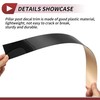HEROFFIX 6 Pcs Door Pillar Window Trim for Nissan Sentra