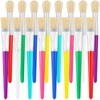 Paint Brushes for Kids, 16 Pcs Toddler Chubby Paint Brushes