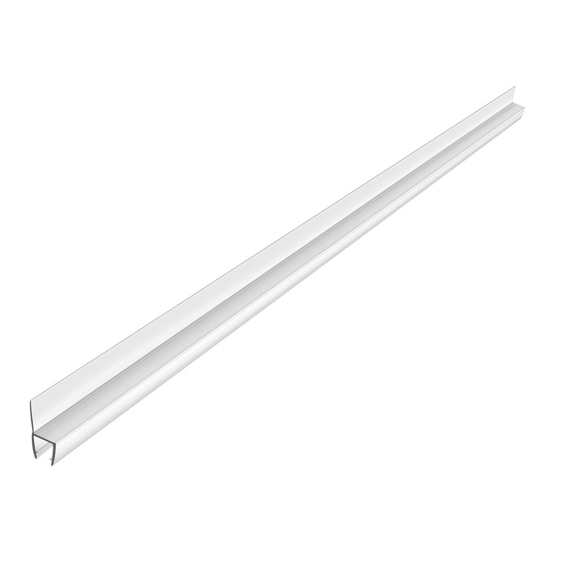 2-Pack Butecare Frameless Shower Door Side Seal Strip for 1/2"