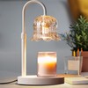 Candle Warmer Lamp with Timer: White Scented Candles Heating Lights
