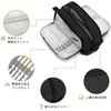 Large Capacity Pencil Case with Mesh Pocket, Double Zipper for