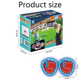 Suweiyuanshiyi Toss and Catch Ball Set, Easter Basket Stuffers & Baseball Training Glove Gift Paddle - Baseball Games for Peoples and Catch Game