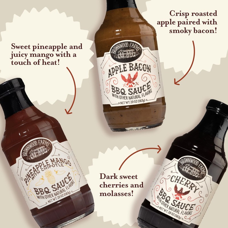 Brownwood Farms BBQ Sauce, Made in Small Batches, Sweet and