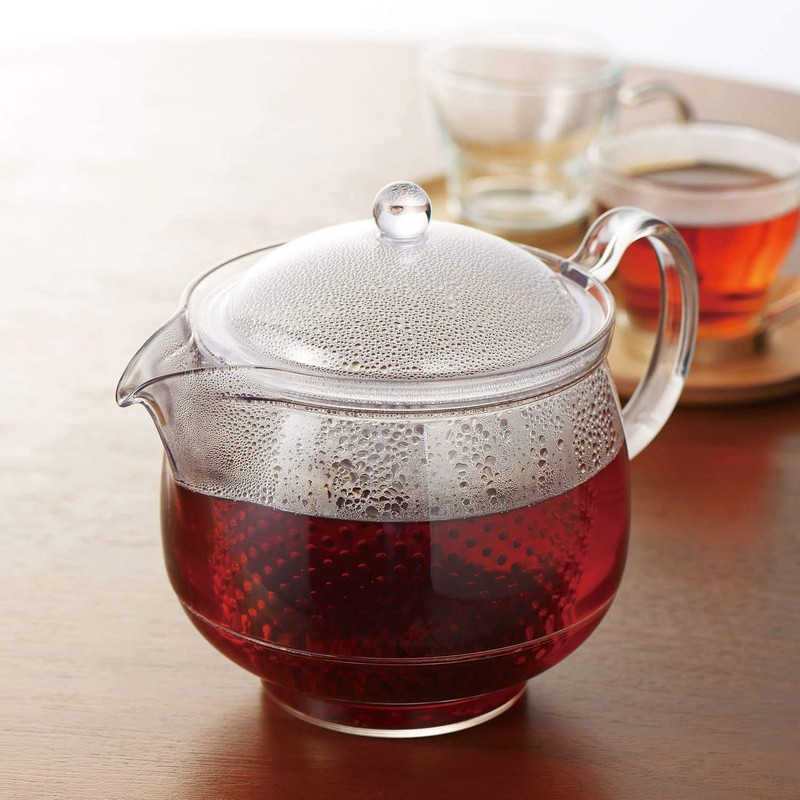 Akebono Sangyo TW-3733 Clear Teapot, 25.7 fl oz (730 ml),