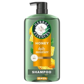 Herbal Essences Champú sin sulfato con miel para hidratación diaria, nutre el cabello seco, champú hidratante con aceite de camelia certificado y aloe
