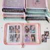 Samcos Sticker Book, Star Pattern, A5 Size, Seal Binder, 6-Hole