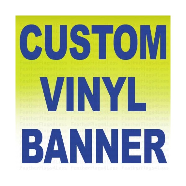 Custom Vinyl Banner 13 oz Full Color Sign Printing 3x10