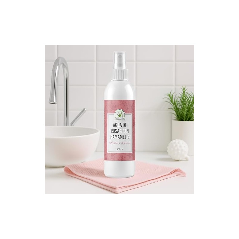 Agua De Rosas Con Hamamelis Hidratante Facial Productos Mart Mexico