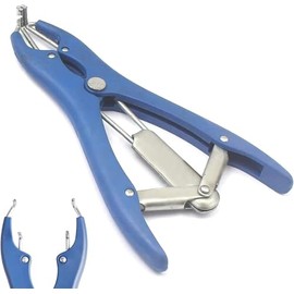 AAProTools Elastrator Stainless Steel Tool Bander Pliers Puppies Small Dogs Veterinary Blue