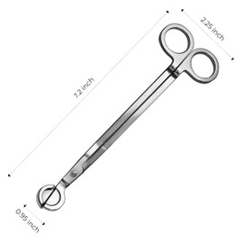 VViViD Candle Wick Trimmer Scissors, Stainless Steel, for Cutting and Clipping wicks, Supplied with A Wax Melting Bag