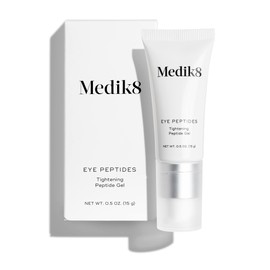Medik8 Eye Peptides - Firming, Hydrating Daily Under Eye Skin Repair Gel - Smoothing, Tightening, Anti-Aging Treatment for Reducing Wrinkles - Plumping, Refreshing, Gentle Skin Regeneration - 0.5 oz