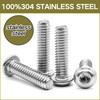 Zmbroll 660Pcs M2 Button Head Hex Socket Screws 304 Stainless