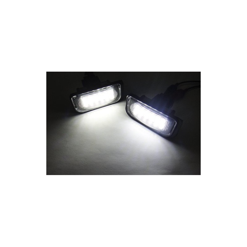 2x LED Licence Number Plate Light White Canbus For MB