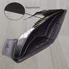 flevado Slim Lightweight Handy Black Men's Genuine Leather Wallet with