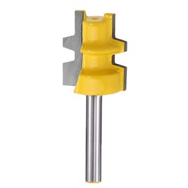 Gasea 1/4 Inch Shank Medium Reversible Glue Joint Router Bit Tenon Cutter for Woodworking Tools