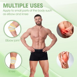 11 PCS Castor Oil Pack Wrap for Men, Castor Oil Wraps for Entire Body Plus Size, Castor Oil Pads Set for Eyes Stomach Knees Legs Feet, Flannel Cotton, Adjustable Straps, Reusable, Machine Washable