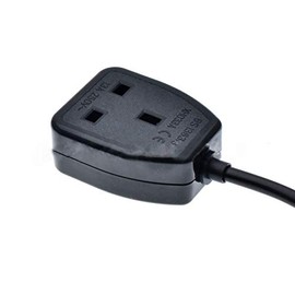 250V Converter Generator, TOTMOX Durable Fly lead Socket Hook Up Conversion Cable 16A Plug 3 Pin 13A Adaptor Lead Caravan