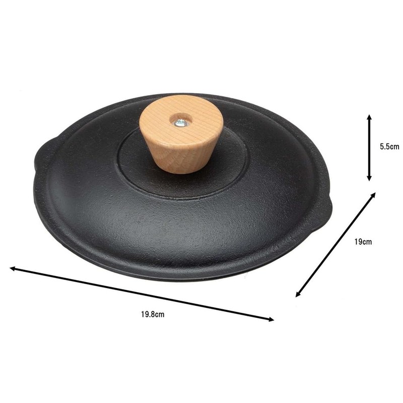 Ishigaki Delish Life 4567 Iron Cast Skillet Lid Cover Knob