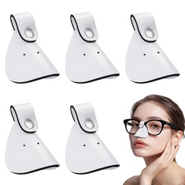 zhongko 5Pcs Nose Guard for Sun Protection, Non-Slip Nose Sun Guard, Nose Protector for Men and Women, Windproof & Sweat-Resistant Nose Shield for Golf, Tennis, Running and Beach Activities