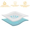 Molton Mattress Protector, 140 x 200 cm, Made from 100% Cotton,