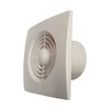 HPM Wall Exhaust Fan Kit with Duct and Grille, 100